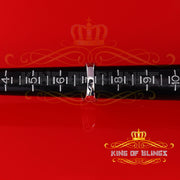 King Of Bling's Real Diamond 0.20 CT White 925 Sterling Silver Womens Promise Heart Ring Size 7 KING OF BLINGS