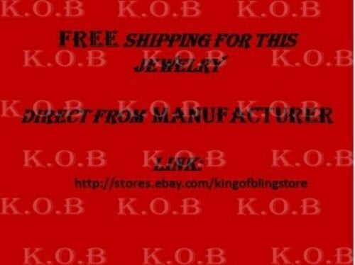 White 925 Sterling Silver "AP" Letter Necklace Pendant 2.61ct Cubic Zirconia Stone KING OF BLINGS