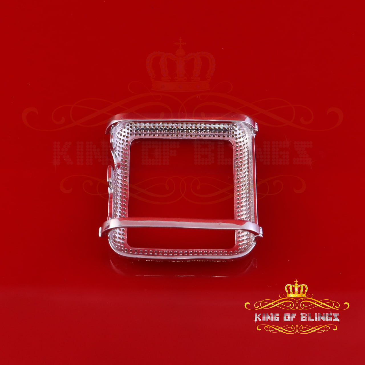 King Of Bling's Yellow Charm Watch Pendant Real 1.25ct Diamond Sterling Silver For Mens/ Women