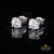 King of Bling's 2.50ct VVS 'D' Moissanite Men's/Womens 925 Silver White Round Stud Earrings KING OF BLINGS