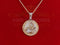 2.23ct Cubic Zirconia Sterling Yellow Silver SCORPION Pendant For Men & Women KING OF BLINGS