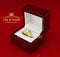 King Of Bling's Sterling Yellow Silver Floral 2.30ct Cubic Zirconia Men's Ring Size 9.5 KING OF BLINGS