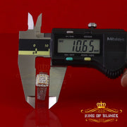 King Of Bling's 925 Sterling Yellow Square 2.08ct Cubic Zirconia Silver Bridal Ring size 6 KING OF BLINGS