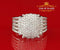Silver Sterling White 1.95ct Cubic Zirconia Adjustable Men Ring From SZ 8 to 10 KING OF BLINGS