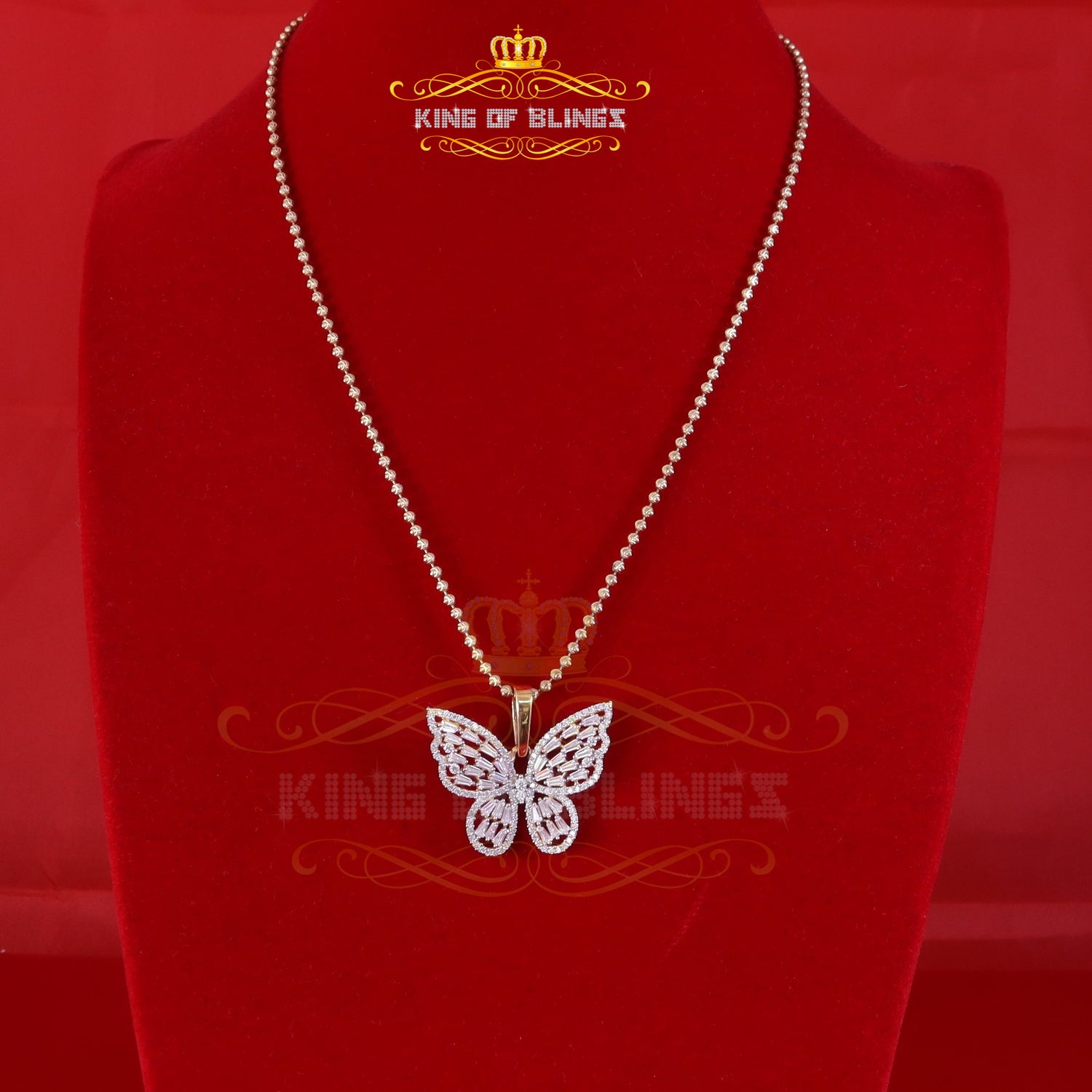 Vvs on sale butterfly necklace