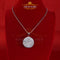 2.23ct Cubic Zirconia Sterling White Silver VIRGO Pendant For Men's & Women's KING OF BLINGS
