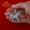 White Special 925 Sterling Silver Horse Shape Pendant with 8.30ct Cubic Zirconia KING OF BLINGS