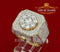 King Of Bling's 925 Yellow Silver Cubic Zirconia 8.50ct Men's Adjustable Ring From SZ 9 to 11 KING OF BLINGS