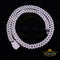 925 Silver 20ct Moissanite White Men's Cuban Necklace SZ 21inch & 12mm Width KING OF BLINGS