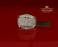 1.30ct Iced Out White Cubic Zirconia Fashion Luxury Big Ring For Men's Size 12 KING OF BLINGS