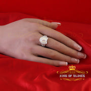 KING OF BLINGSWhite 925 Sterling Silver St Jude Thaddeus Women's /women Religious Ring SZ 7 KING OF BLINGS