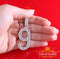 White Sterling Silver Baguette Numberical Number 9 Pendant 4.86ct Cubic Zirconia KING OF BLINGS
