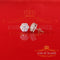 King  of Bling's Men's/Women's 925 Silver Yellow 2.00ct VVS 'D' Moissanite 7 Floral Stud Earrings KING OF BLINGS