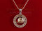1.77ct Cubic Zirconia Sterling Yellow Silver VIRGO Pendant For Men's & Women's KING OF BLINGS