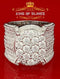 925 White Sterling Silver Cubic Zirconia Stone 18.25ct Men's Ring Size - 11 KING OF BLINGS