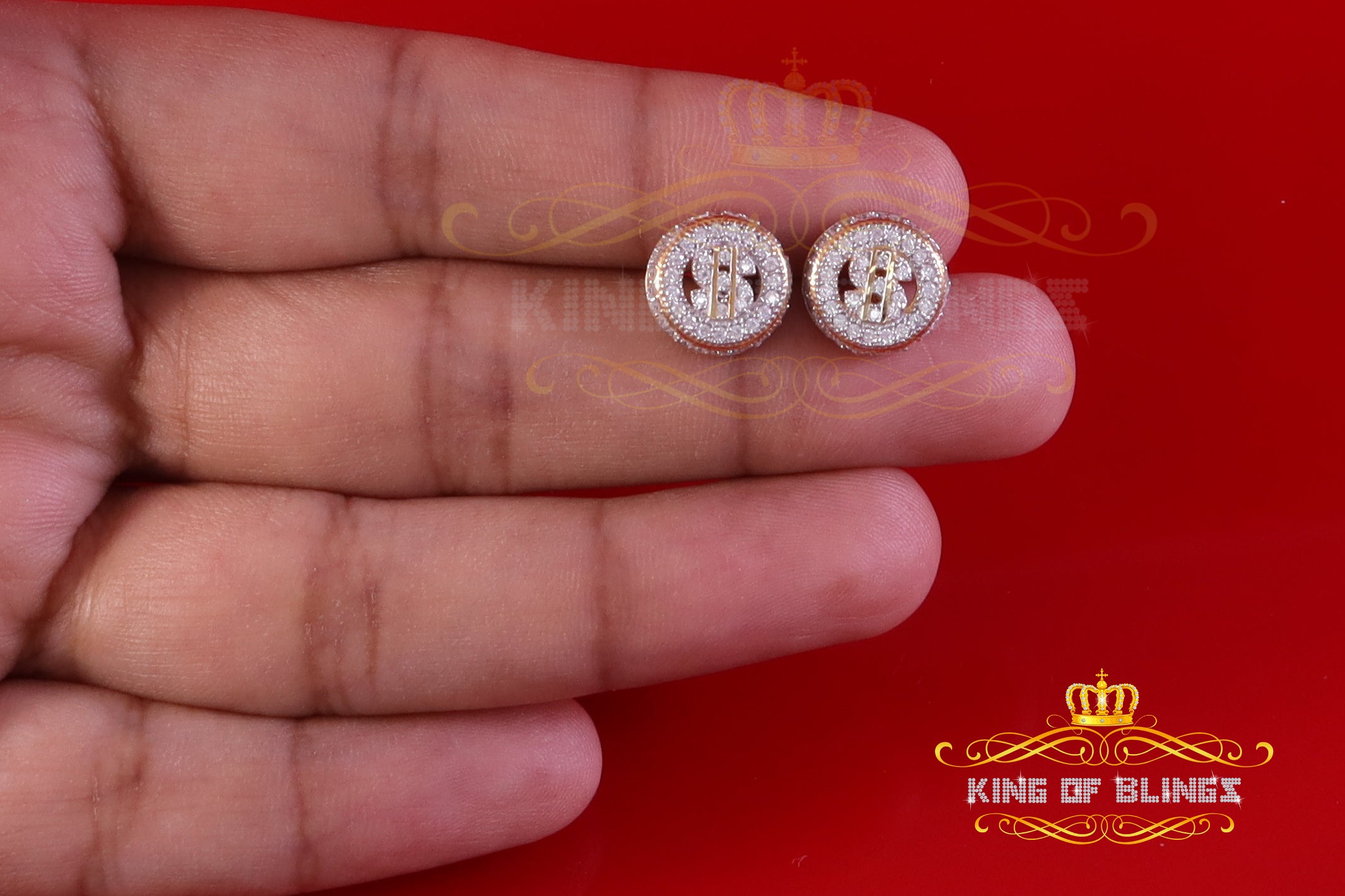 VS2 Round Cut Stud Earring 19030: quality jewelry at TRAXNYC - buy online,  best price in NYC!