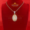 King Of Bling's 3D Silver VVS IF D Moissanite 5.00CT Oval Guadalupe Virgin Mary Yellow Pendant KING OF BLINGS