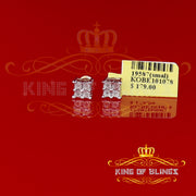 King Of Bling's 0.03ct Diamond Stud Earrings For Women Yellow 925 Sterling Silver Stud For Men KING OF BLINGS