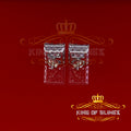 King of Blings- 925 White Silver 11.28ct Cubic Zirconia Women's & Men's Hip Hop Square Earrings KING OF BLINGS