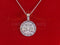 925 White Silver 'LIBRA' Pendant For Men's & Women's 2.23ct Cubic Zirconia KING OF BLINGS