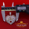 King Of Bling's Love "SWEET HEART"1.50 inch 6ct Real Moissanite 925 Silver Yellow Heart Pendant KING OF BLINGS