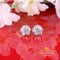 King of Bling's Men's/Womens 925 Silver White 1.50 ct VVS 'D' Moissanite Round Stud Earrings KING OF BLINGS