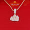 925 Sterling Yellow Silver Special Offer@ ALLAH Pendant 3.14ct Cubic Zirconia KING OF BLINGS