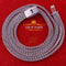 Tennis Necklace 925 Silver White 47.18ct Moissanite size 22 inch & Width 4mm KING OF BLINGS