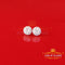 King of Bling's Men's/Womens 925 Silver White 1.66ct VVS 'D' Moissanite Round Stud Earrings KING OF BLINGS