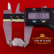 King Of Bling's New Cindarella Heart Ring SZ 7 Real Diamond 0.25ct White 925 Silver for Women King of Blings
