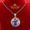 King Of Bling's Sterling Silver White "SANTO NINO DEATOCHA" Pendant with 3ct Genuine Moissanite KING OF BLINGS
