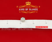 King of Bling's 925 Sterling White Silver 0.25ct Diamond For Women's/ Men's Circle Stud Earrings KING OF BLINGS