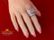 12.60ct Cubic Zirconia White Sterling Silver Men's/ Women 3PC Wedding Rings SZ7 KING OF BLINGS
