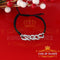 925 Silver Fancy White Men's/Womens Bracelet Cubic Zirconia Adjustable SZ 7Inch KING OF BLINGS