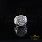 3.59ct White Engagement Ring Womens 925 Sterling Silver Cubic Zirconia Size 8 KING OF BLINGS