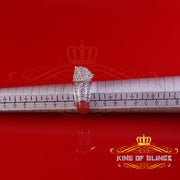 King Of Bling's New Cindarella Heart Ring SZ 7 Real Diamond 0.25ct White 925 Silver for Women King of Blings