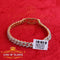 Diamond Celebrity's  10K Yellow Gold 6.0ct Moissanite Cuban Men's/women's Bracelet 8mm width size '8' KING OF BLINGS