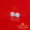 King of Blings- Aretes Para Hombre 925 White Silver 1.06ct Cubic Zirconia Round Women's Earrings KING OF BLINGS