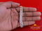 925 Silver 12ct Cubic Zirconia White Cuban Men's Bracelet SZ 8.5inch/2mm Width KING OF BLINGS