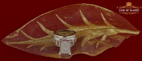 King Of Bling's925 Sterling White 5.82ct Cubic Zirconia Silver Cinderella Ring size 7