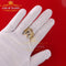 King Of Bling's Yellow 0.40ct Cubic Zirconia Silver Crown7 Men's Adjustable Ring From SZ 9 to 11 KING OF BLINGS