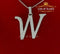 Fancy White 925 Sterling Silver All ALPHABET Pendant with Cubic Zirconia Stone KING OF BLINGS