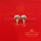 King  of Bling's Men's/Women's 925 Silver Yellow 2.00ct VVS 'D' Moissanite 7 Floral Stud Earrings KING OF BLINGS