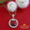 King Of Bling's King OF Bling's 5.00ct Moissanite 925 Enamel Silver Yellow "HORSE SHOE" Pendant KING OF BLINGS