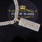 Yellow 925 Sterling Silver XAMAX Letter Pendant with 3.05ct Cubic Zirconia Stone KING OF BLINGS