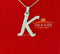Fancy White 925 Sterling Silver All ALPHABET Pendant with Cubic Zirconia Stone KING OF BLINGS