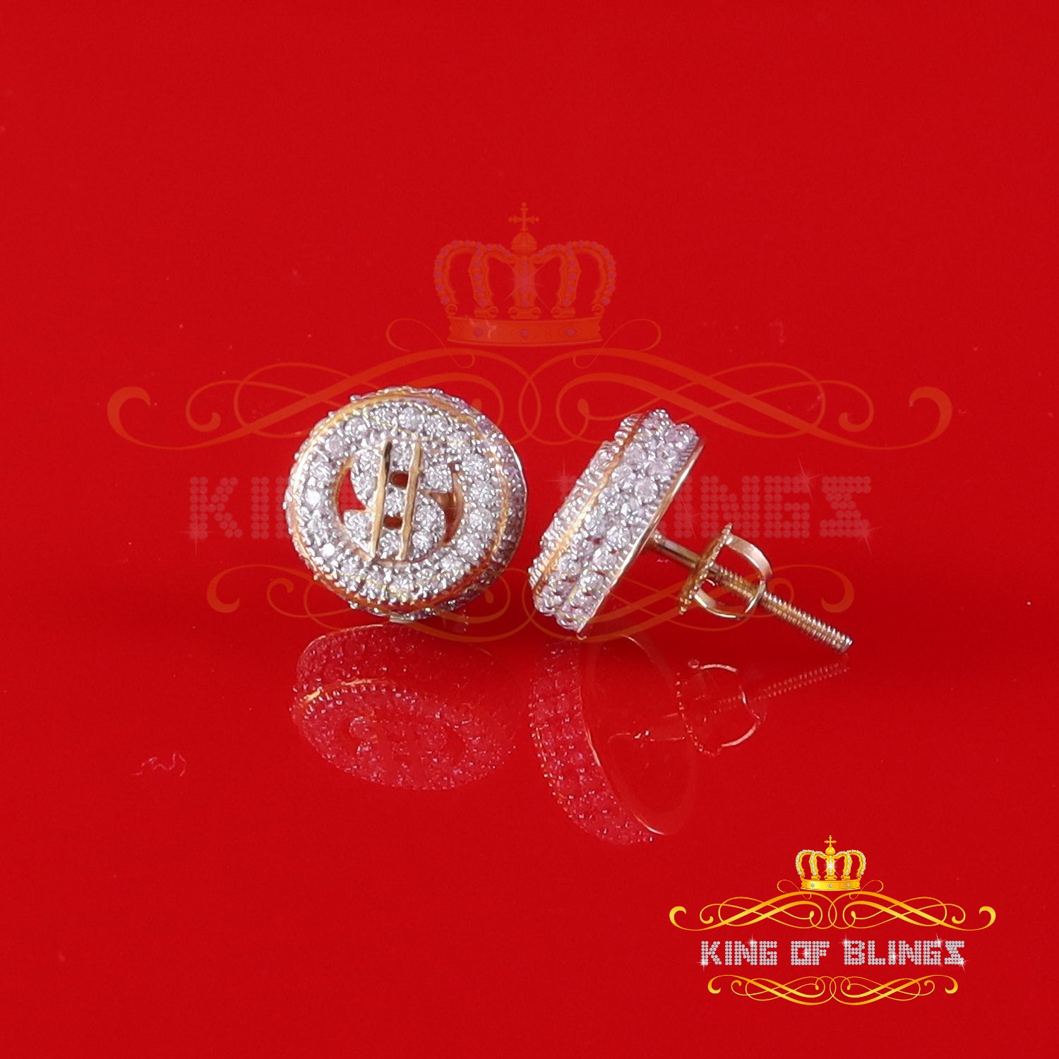 King Od Bling's 925 Silver Yellow 1.00ct VVS 'D' Moissanite King Od Bling's 925 Silver Yellow 1.00ct VVS 'D' Moissanite