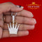 White 925 Sterling Silver Crown FASHION Shape Pendant 2.62ct Cubic Zirconia KING OF BLINGS