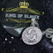 Sterling White Silver PISCES Pendant For Men's & Women's 2.23ct Cubic Zirconia KING OF BLINGS
