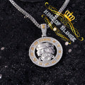GEMINI Pendant For Men's & Women's 1.77ct Cubic Zirconia Sterling White Silver KING OF BLINGS